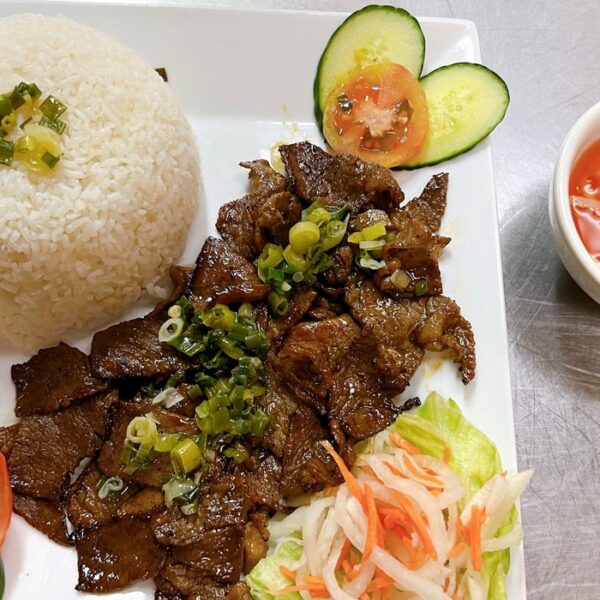 C3. Cơm Bò Nướng – Grilled Flank Beef Served With Rice