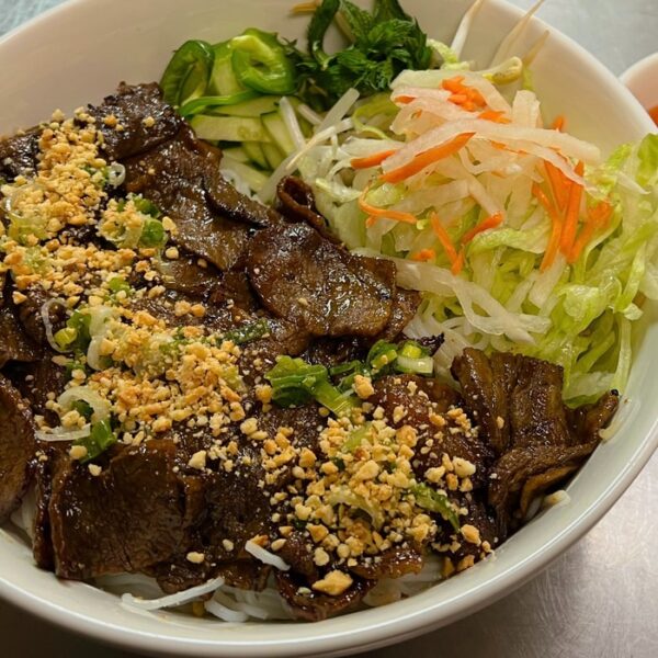 B5. Bún Bò Nướng – Grilled Beef and Vermicelli Noodles