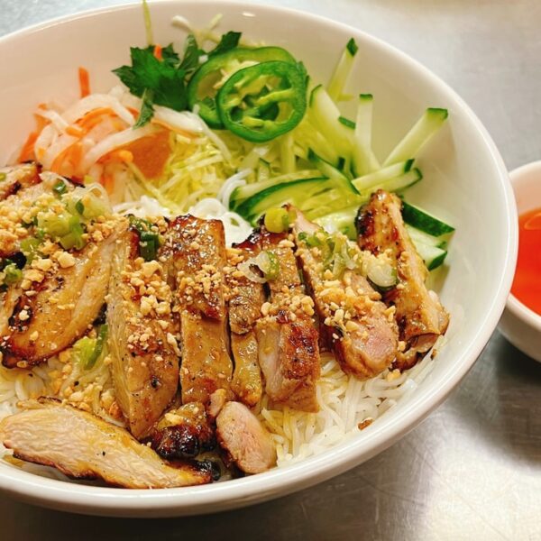 B8. Bún Gà Nướng – Grilled Chicken and Vermicelli Noodles